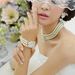 Wedding jewelry wholesale three-row pearl bridal jewelry set rhinestone four-leaf clover necklace and earrings three-piece set_ipsvogv.com