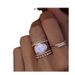 Yiwu Sanjie's New Irregular Moonlight Stone Plated With 14k Rose Gold Micro Inlaid Hand Ring_ipsvogv.com