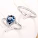 Cao Shi's New Water Droplet Combination Exudes Feminine Temperament, While The Magnolia Zircon Paired Ring Is A Pear_ipsvogv.com
