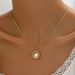 2024 new style women's necklace with personalized electroplated bead, niche long collarbone chain, versatile design_ipsvogv.com