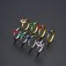 Women’s Jewelry Set Fashion Colored Zircon CZ Diamond Ring Female Jewelry Open Design Adjustable Index Finger Ring_ipsvogv.com