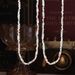 New Dopamine Shattered Silver Bead Necklace, Niche Trend, Colorful Natural Stone, Stainless Steel Collarbone, Neck_ipsvogv.com