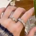 Explosive Niche Design, High-end Feel, Full Diamond Zircon Open Ring, Light Luxury, Layered Ins, Cool Style,_ipsvogv.com