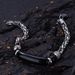 Men's Jewelry Fashion Retro Hip Hop Bracelets Stainless Steel Chain Splicing Tiger Eye Stone Titanium Steel Men's Bracelet Jewelry_ipsvogv.com