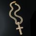 Personalized Cross Full Pendant Hip Hop Diamond Set Cuban Necklace_ipsvogv.com