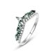 Exclusively For S925 Silver Green Moss Ring Water Grass Agate Hand Jewelry Noble Light Luxury Fashion_ipsvogv.com