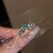 Sparkling Diamond Zircon Metal Open For Women With Ancient Style Design, Unique Temperament, Exquisite Fashion And Ring_ipsvogv.com