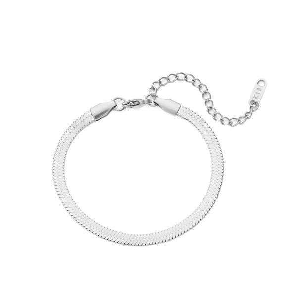 Women's Jewelry Niche Design Clavicle Chain Two Strand Braided Fishbone Shape Stainless Steel K Gold Plated Bracelet Necklace Jewelry_ipsvogv.com