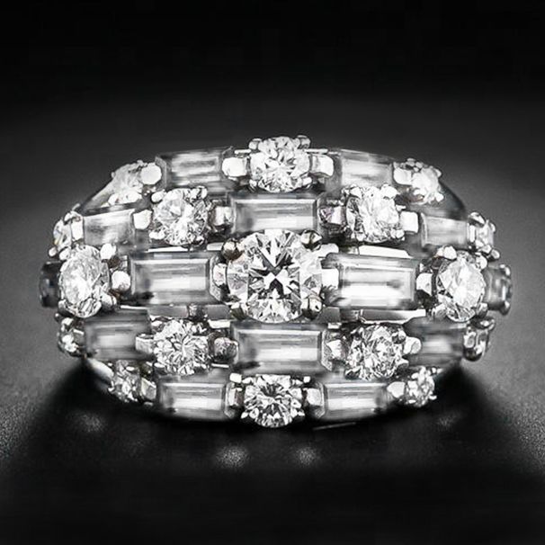 Cao Shi Jewelry Creative Colorful Treasure Series Full Set Zircon New Ring_ipsvogv.com