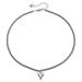 ins Style Trend Fashion Personality Love Pendant Titanium Steel Necklace Geometric Beaded Collarbone Chain_ipsvogv.com