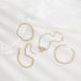 New Combination Personality Golden Bee Fried Dough Twists Box Chain Bracelet 4 Piece Set_ipsvogv.com