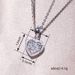 Cao Shi's Light Luxury Niche Metal Zircon Love New Women's High-end Design Necklace, Summer Collarbone Chain_ipsvogv.com