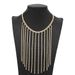 Fashionable Fringed Necklace, Simple Geometric Diamond-like Necklaces, And A Niche Design Necklace With Elegant Charm_ipsvogv.com