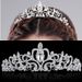Crystal Diamond Bridal Wedding Hair Crown Birthday Headdress Hair Accessories Ball Crown Car Show Performance Headband_ipsvogv.com