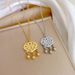 Full Body 【 Titanium Steel 】 Auspicious Luck Lock Temperament And Personality Are Extremely Simple. Genuine Gold 【 】 Simple._ipsvogv.com