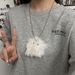 Unisex Ball Geometric Necklace Sweet Cool Style Light Luxury Personality All Match Advanced Autumn And Winter All Match Sweater Chain Clavicle Chain_ipsvogv.com