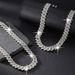 Trendy And Fashionable Cuban Chain Set Alloy Full Diamond 14mm Strip Hip-hop Necklace_ipsvogv.com