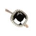 Sanjie Fashion Classic Ring Inlaid With Black Square Diamond Women's Jewelry Ins Handmade_ipsvogv.com