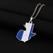 hot selling Guatemala map pendant necklace oil drop retro men and women stainless steel pendant accessories_ipsvogv.com