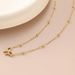 New Fashionable Niche Design, High-end Sense, Simple And Versatile Butterfly Bow, Titanium Steel Neckl, Women's_ipsvogv.com