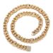 Hip Hop Street Rap Cuban Chain Pig Nose Micro Inlaid Zircon Texture Light Bracelet Necklace Set_ipsvogv.com