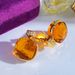 Women's Jewelry Creative Original Design Perfume Bottle Crystal Single Flower Earrings Artificial Crystal Stone Exquisite Necklace Earrings_ipsvogv.com