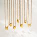 Hit New Product 26 Letter Necklace Gold Copper Plated Bubble Letter Necklace_ipsvogv.com