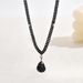 Diamond Drop Pendant Necklace - Elegant & Simple Jewelry For Halloween & Bridal Accessories_ipsvogv.com