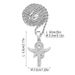 Eye Of Horus Hip-Hop Pendant Versatile Alloy Full Diamond Cross Necklace_ipsvogv.com