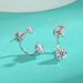 Fashion Personality Double Wearing Moissanite Earrings S925 Sterling Silver Niche High End Light Luxury Earrings_ipsvogv.com