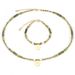 3 Cm Amber Zircon Freshwater Pearl Olive Jade Natural Stone Bracelet Necklace Clavicle Chain_ipsvogv.com
