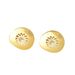 Niche Drip Oil Design Flower for Women, Versatile Countryside Style, Small Daisy, High End, Circular Earrings, Earrings_ipsvogv.com