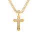 Unisex Cross Diamond Alloy Pendant Men's Personality Trend Hip Hop Cuban Chain_ipsvogv.com