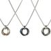 New Ins Cold Style Trend Hip Hop Couple Accessories Pendant Men And Women Three Ring Titanium Steel Necklace_ipsvogv.com