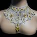Hot Selling Fashionable Women's Exquisite Shiny AB Color Necklace, Luxurious And Exaggerated Rhinestone Necklace_ipsvogv.com