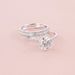 Sanjie Women's Engagement Ring Alloy Inlaid AAA Zircon Jewelry New Handpiece_ipsvogv.com