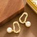 Internet Celebrity's Exquisite Fashionable Asymmetrical Pearl With Shadow, Light Luxury And Niche Socialite Style Silver_ipsvogv.com