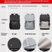Large Capacity Travel Backpack Computer Bag Casual College Student Backpack Business Men's Commuting Bag With USB Charging Port_ipsvogv.com