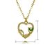 Hot Selling Copper Micro Inlaid Zircon DIY Jewelry Accessories Love Crown Cat Necklace_ipsvogv.com