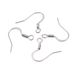 304 Stainless Spring Flattened Hook Titanium Steel Flat DIY Jewelry Accessories Ear Studs Earrings_ipsvogv.com