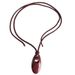 Korean Instagram Blogger's Same Wine Red Pendant Necklace With Niche Design And High-end Feel 2024 New Accessories For_ipsvogv.com