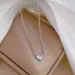 Pendant Necklaces Fashionable And Exquisite Romantic White Jewelry Love Necklace Personalized Simple Style Stainless_ipsvogv.com