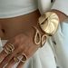 Fashionable exaggerated geometric mirror open bracelet Design sense hug double ring bracelet_ipsvogv.com