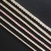 Hip Hop Single Row Zircon Necklace Bracelet With Full Diamond Duck Tongue Buckle Handmade Tennis Chain Set_ipsvogv.com