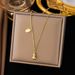 2023 New From Japan And South Korea Titanium Steel Lucky Round Brand Minority Gourd Pendant Foot Chains For Female_ipsvogv.com