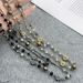 Retro Hot Girl Distressed Long Double Chain Necklace Bohemian Ethnic Style Colorful Flower Beaded Sweater Chain_ipsvogv.com