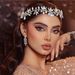 Jewelry & Accessories Bridal Headdress, Rhinestone Chain Headband, Hand Inlaid Diamond Pressed Hair Bun Dress Accessories_ipsvogv.com