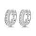 Hip-hop Personality For Men And Women Micro-inlaid Zircon Gold-plated Round Earrings_ipsvogv.com
