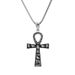 hot selling men and women retro stainless steel cross pendant ancient Egypt meaning hip hop titanium steel necklace_ipsvogv.com