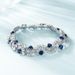 new Heavy Industry Cultivated Colored Gem Bracelet Female S925 Silver Inlaid Cultivated Emerald Hand Jewelry High End Light Luxury_ipsvogv.com